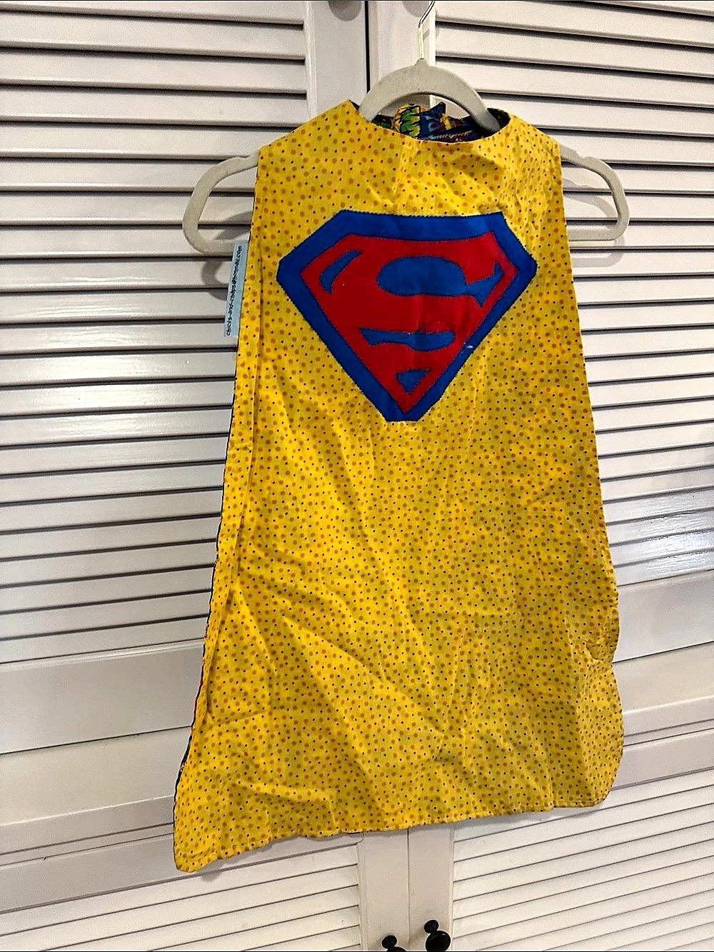 Kids Superman Comic Print Dress